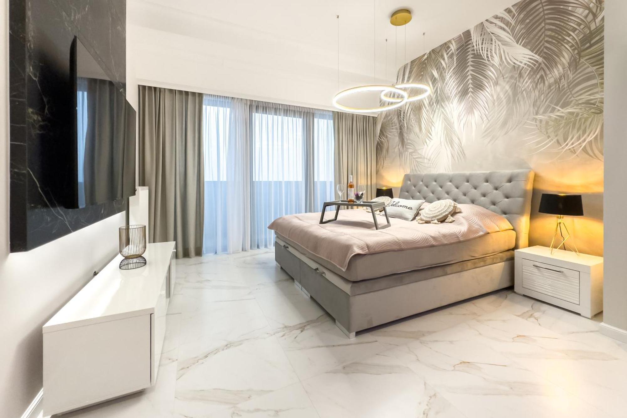 Hanza Tower Apartment No. 524 - Swimming Pool, Jacuzzi, Balcony Stettin Exterior foto