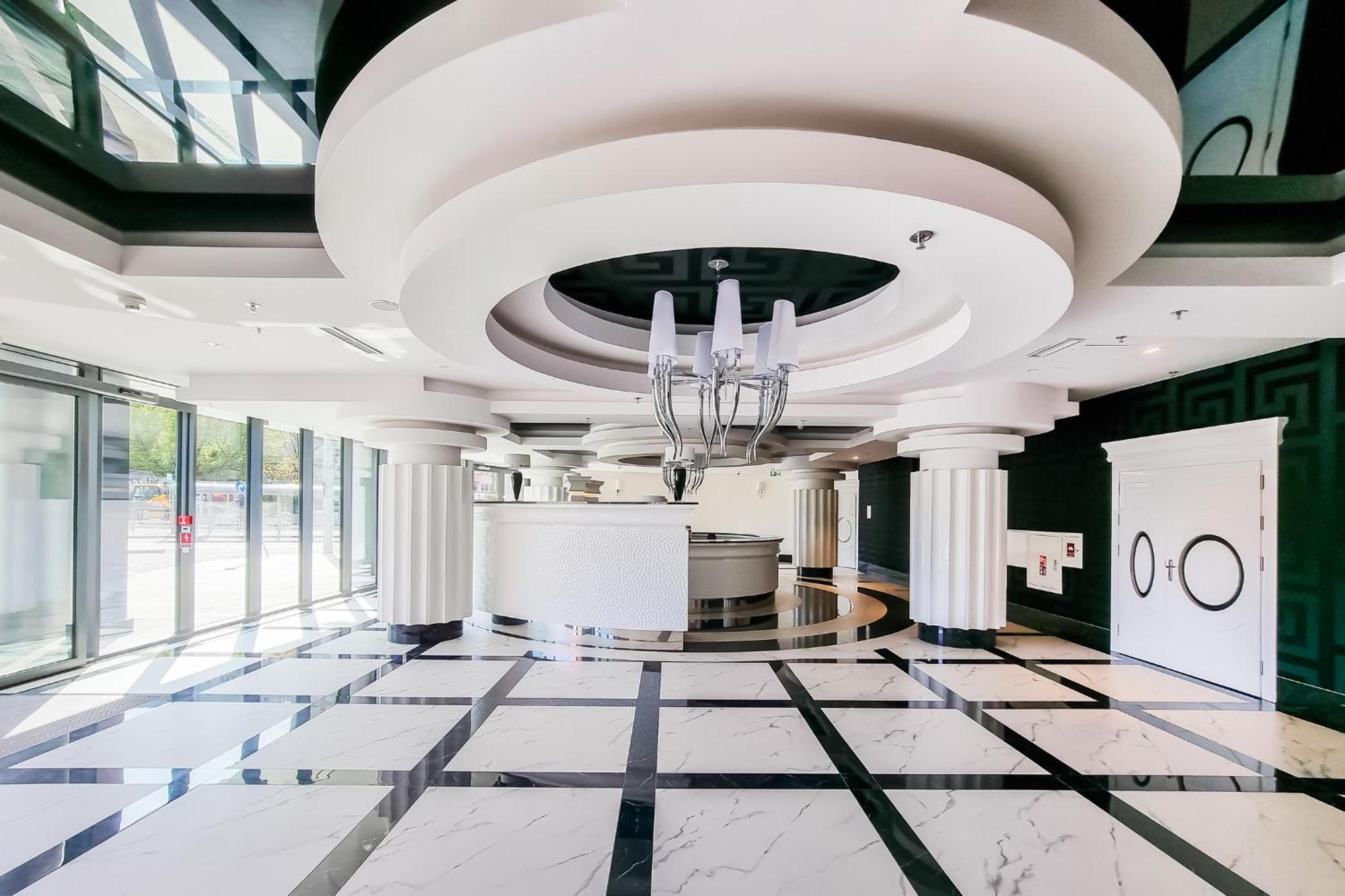 Hanza Tower Apartment No. 524 - Swimming Pool, Jacuzzi, Balcony Stettin Exterior foto