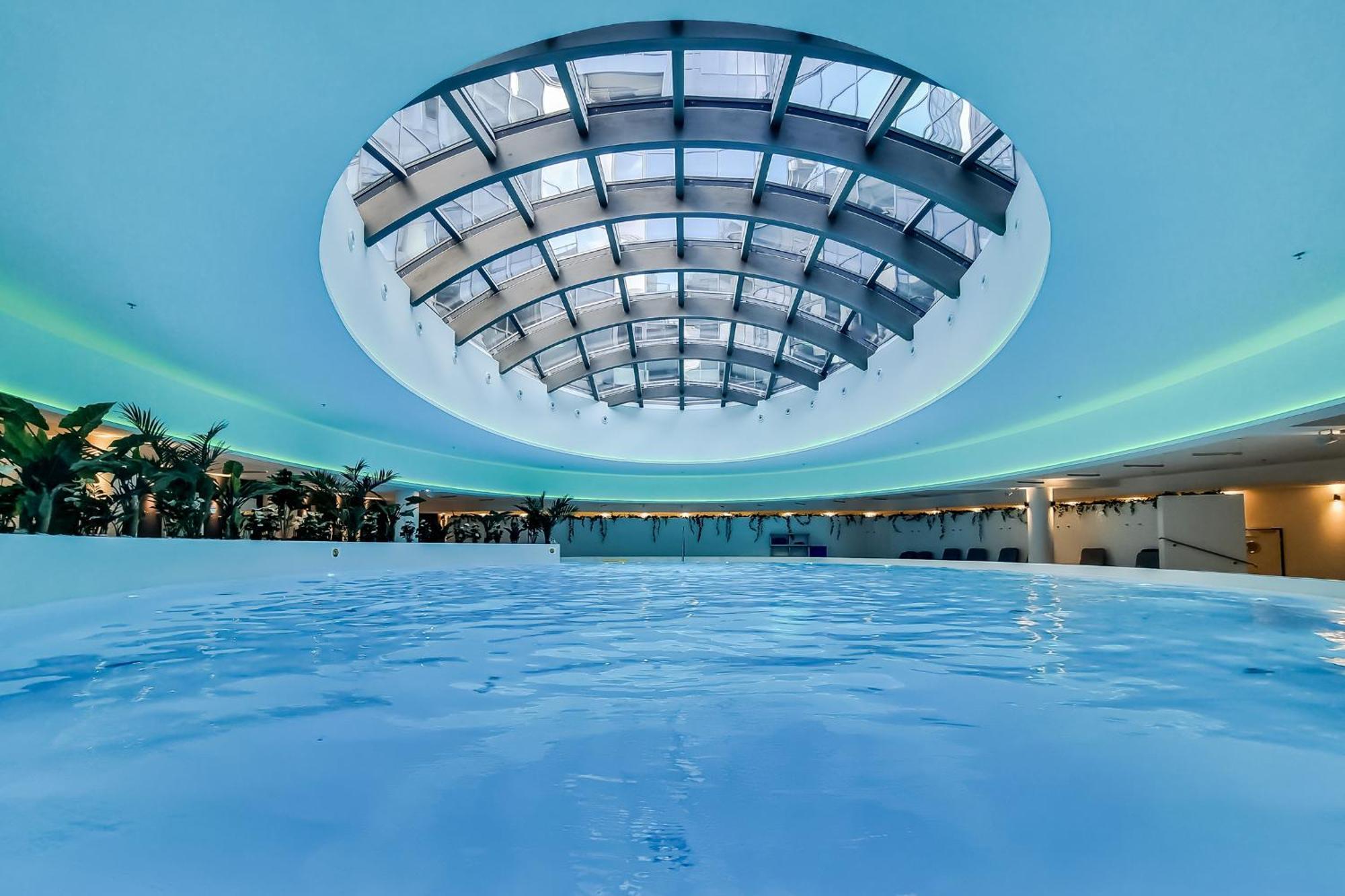 Hanza Tower Apartment No. 524 - Swimming Pool, Jacuzzi, Balcony Stettin Exterior foto